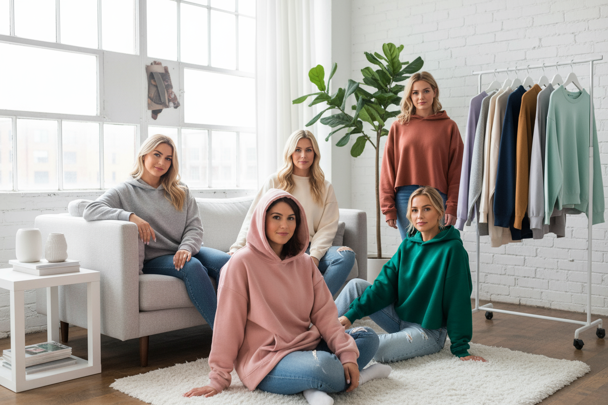 Shop Modanista Fashion women’s hoodies and sweatshirts — trendy, cozy styles perfect for lounging, workouts, and everyday casual wear.