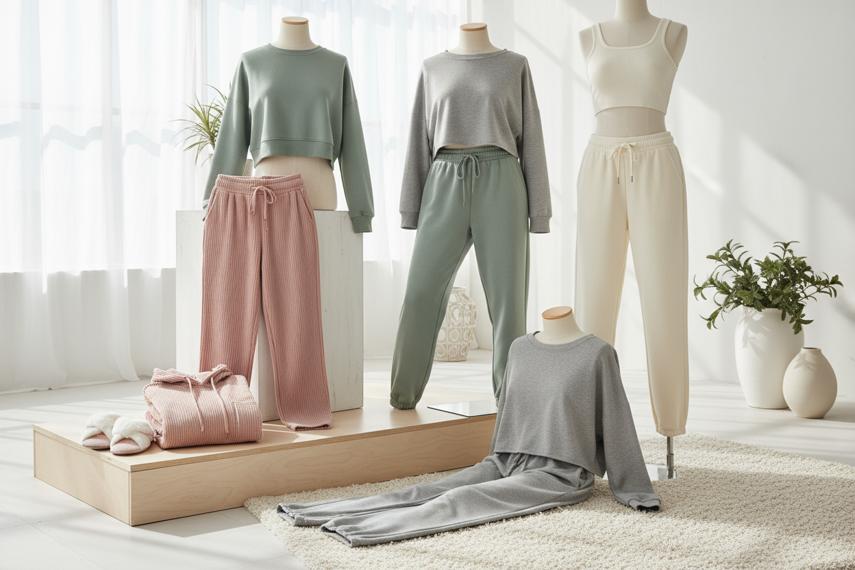 Shop Modanista Fashion women’s lounge sets — cozy, stylish matching outfits perfect for relaxing at home or casual everyday wear.