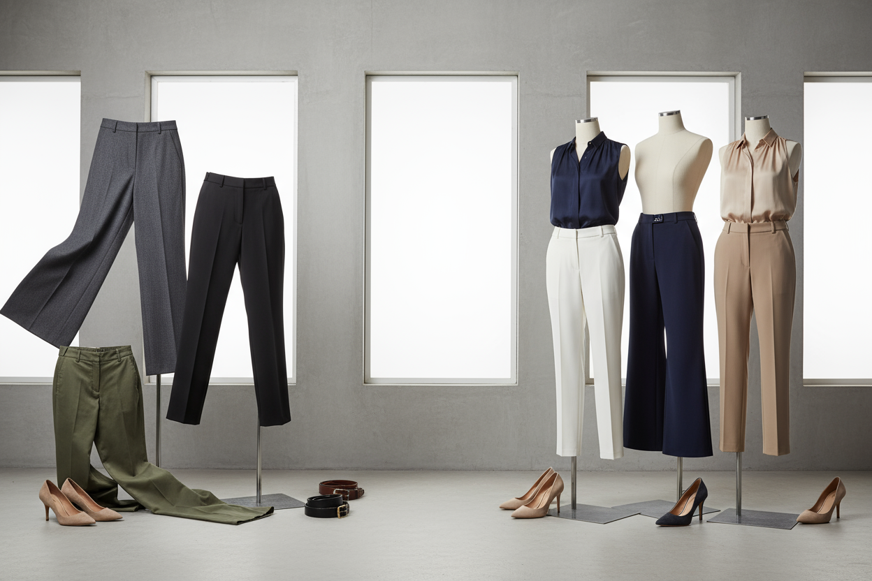 Shop Modanista Fashion women’s pants and trousers — chic, comfortable styles perfect for work, casual days, and everyday elegance.