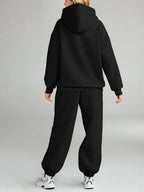 Full Size Kangaroo Pocket Hoodie and Joggers Set Plus Size - Modanista Fashion