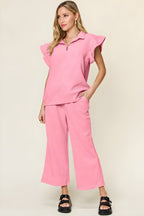 Διπλό πάρτε την κορυφή του μανικιού και το κορυφαίο πάτημα του πλέγματος