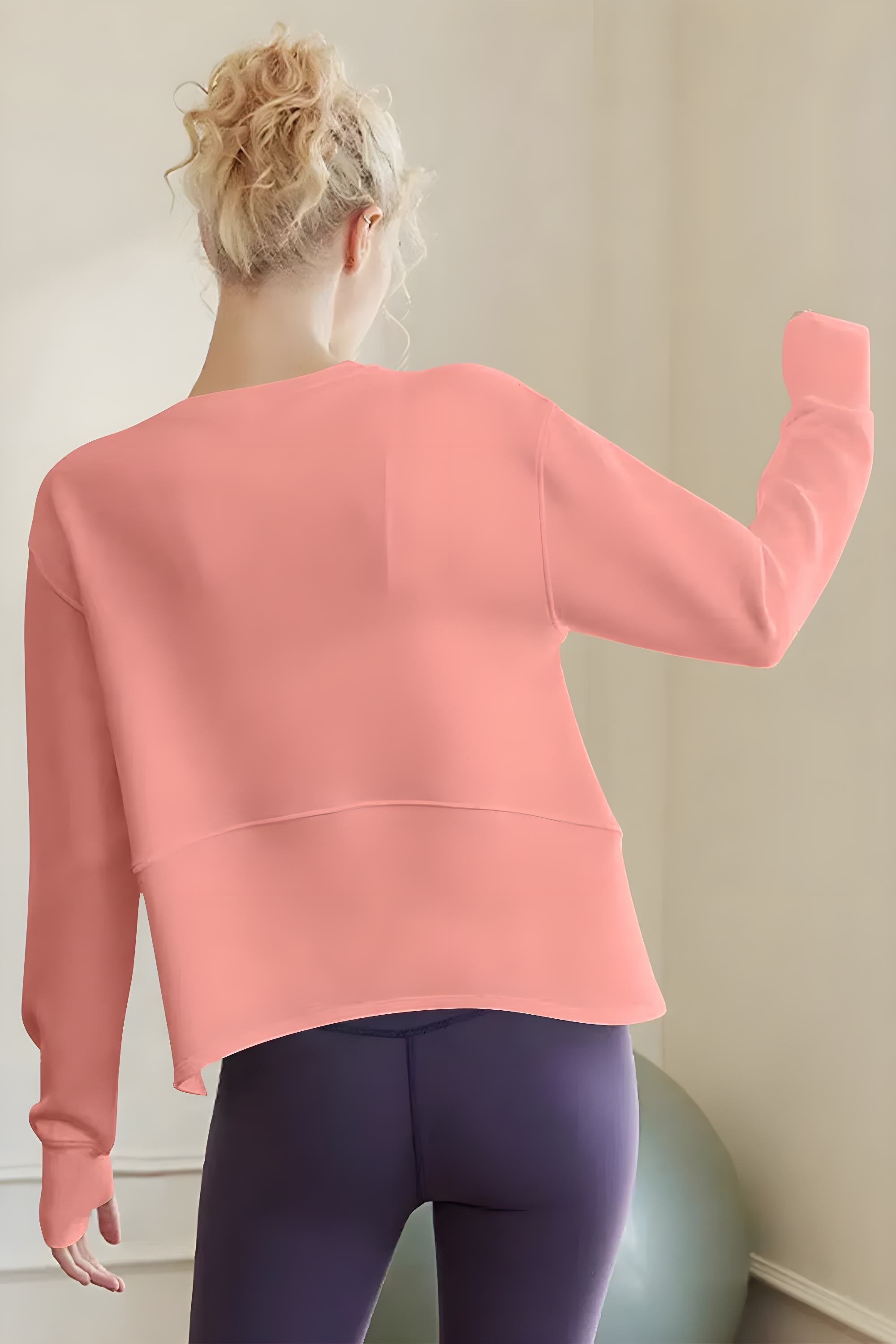Air Scuba Round Neck Long Sleeve Sweatshirt for Women