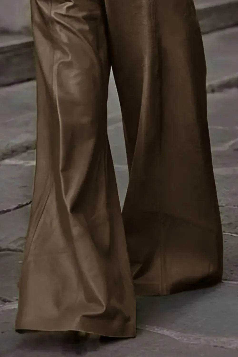 High Waist Wide Flare Pants - Modanista Fashion