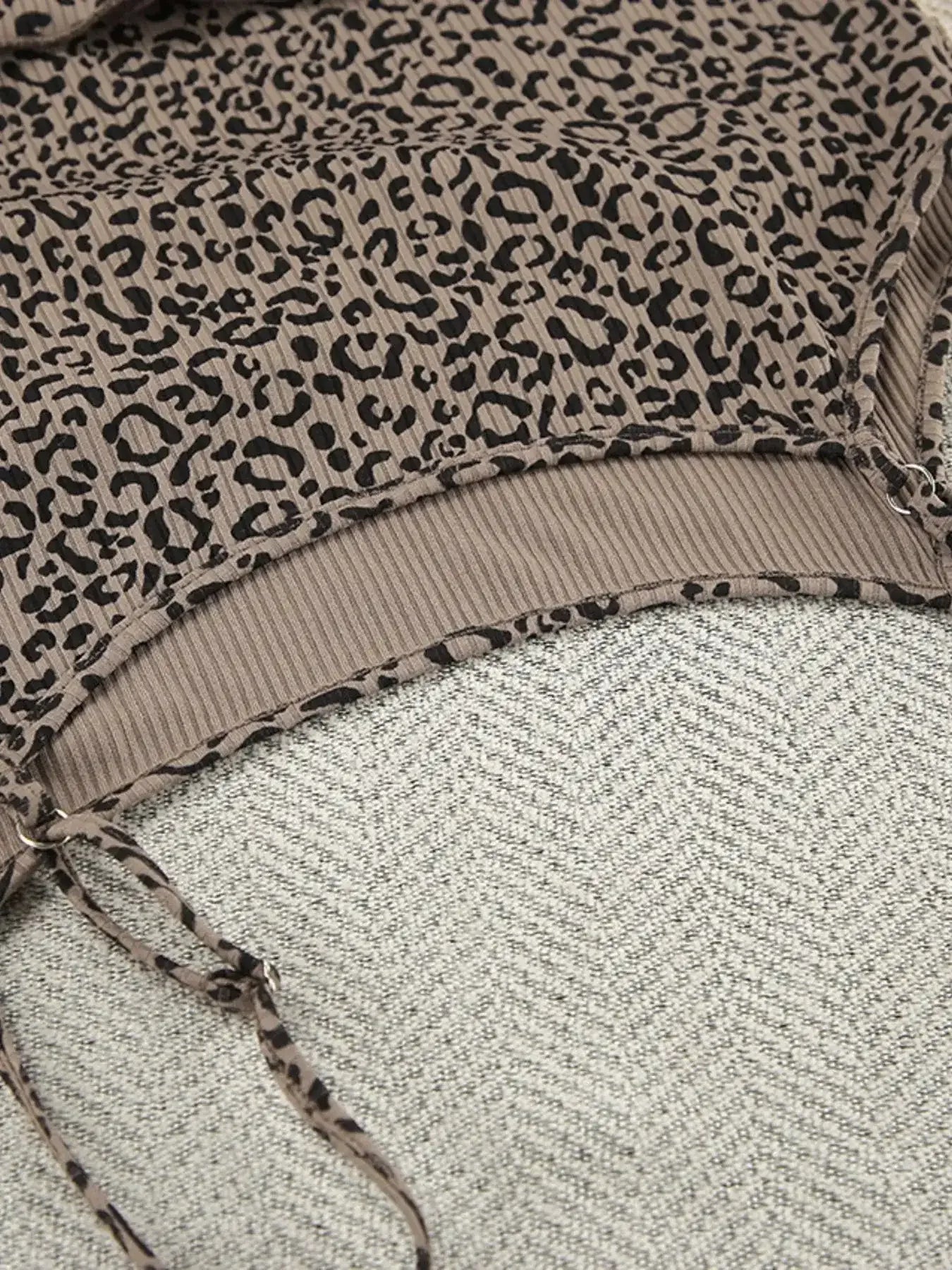 Leopard Cami Cardigan and Shorts 3-Piece Set - Modanista Fashion