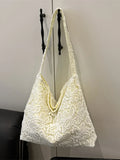 Lace Pattern Shoulder Bag - Modanista Fashion