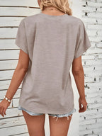 Poloviční tlačítko s krátkým rukávem