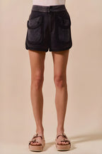 Więc Me Mineral myted Terry High Rise Shorts