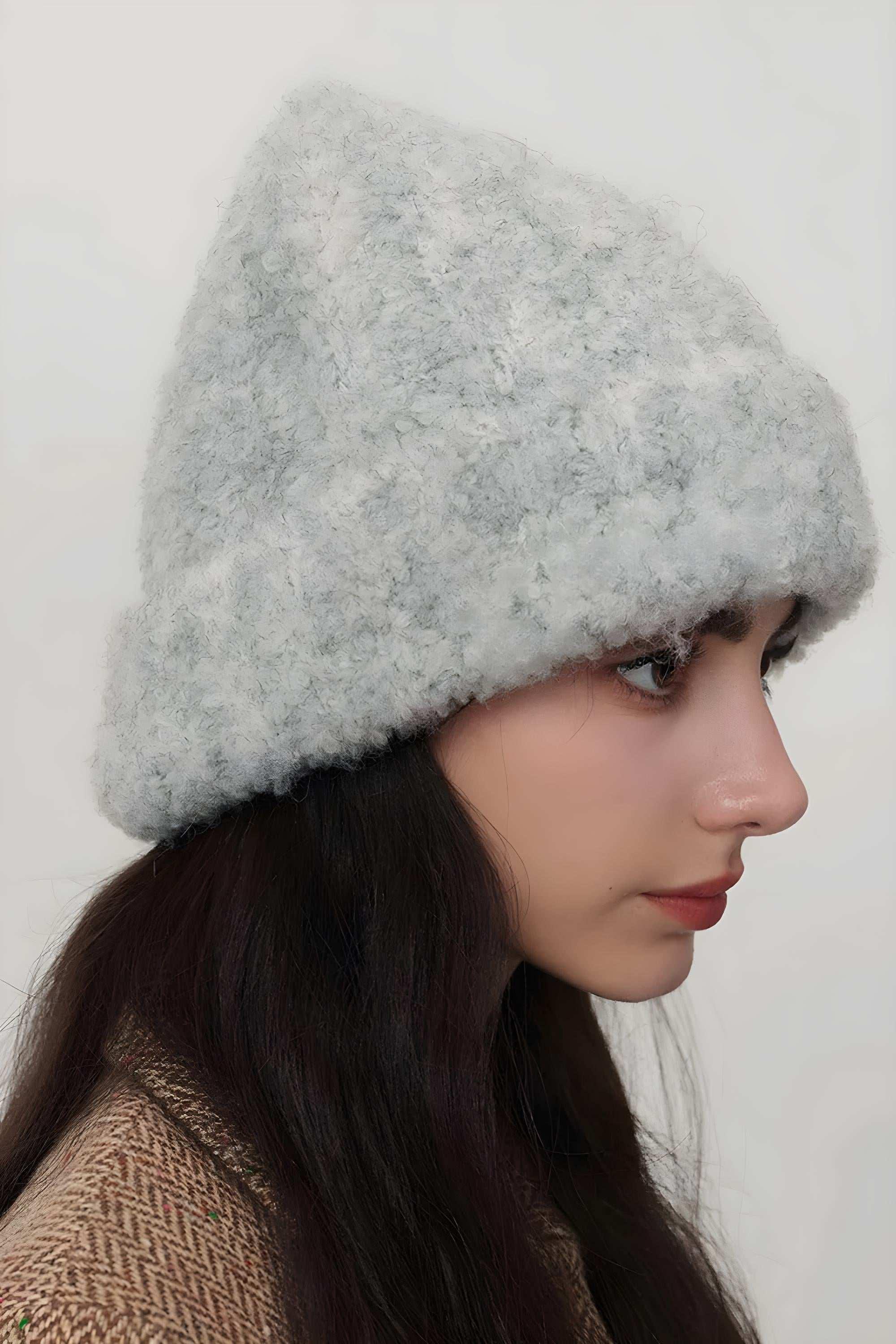 Solid Color Thermal Knit Hat – Warm & Cozy - Modanista Fashion