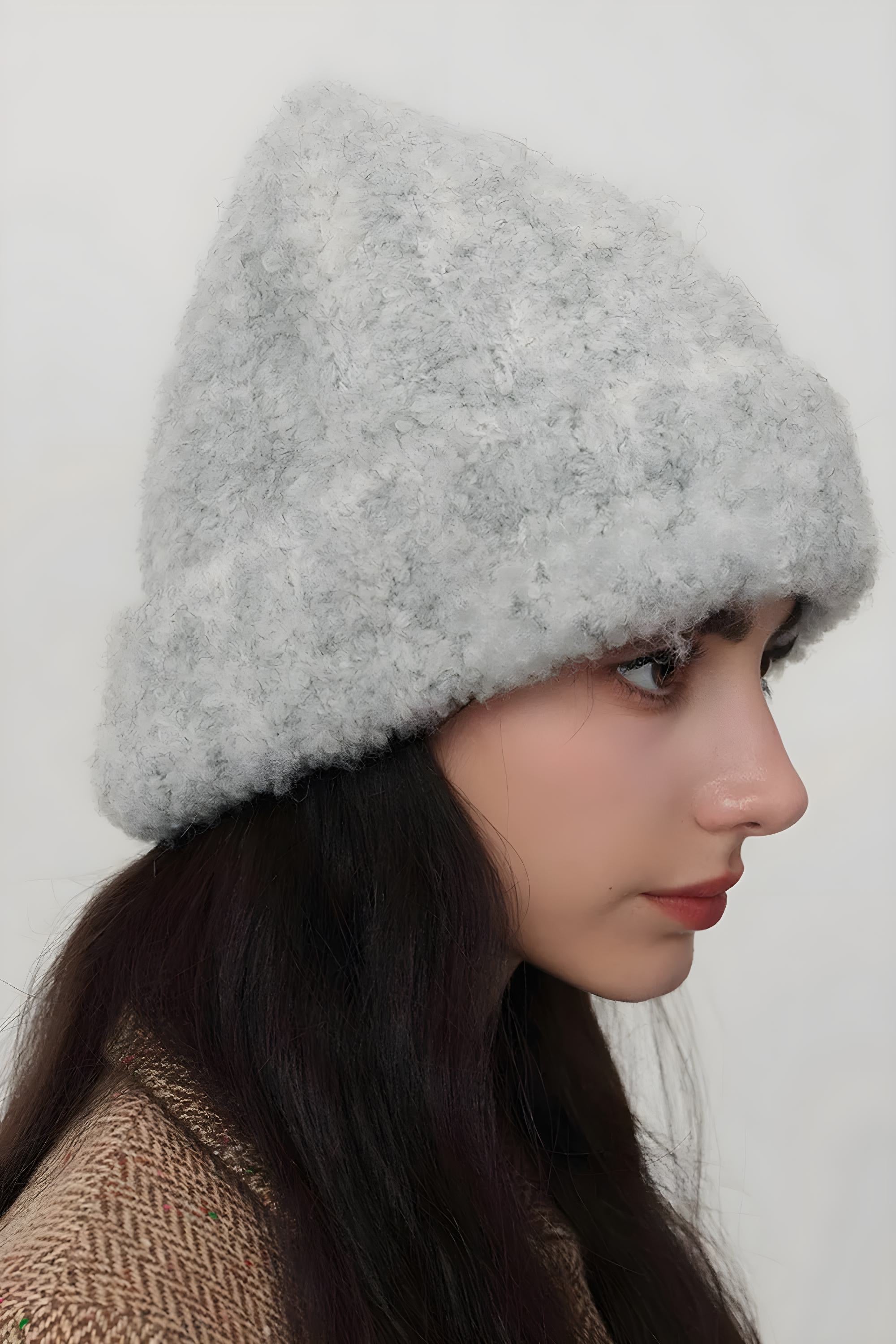 Solid Color Thermal Knit Hat – Warm & Cozy