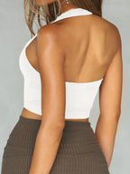 Halter Neck Active Cami - Modanista Fashion