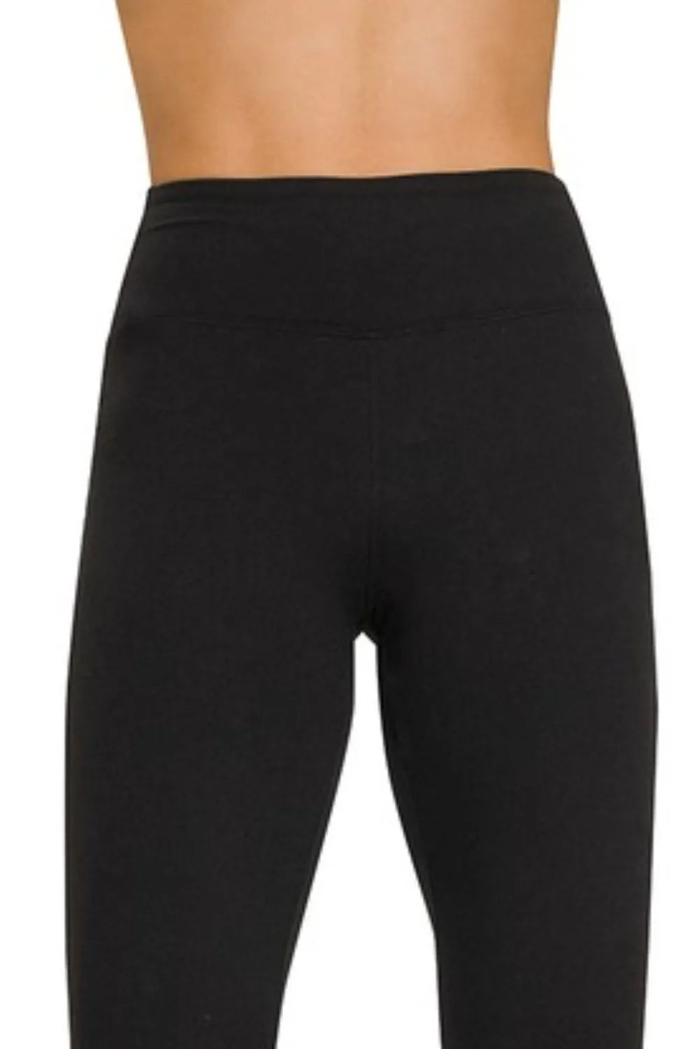 Zenana Microfiber Waistband Leggings - Modanista Fashion
