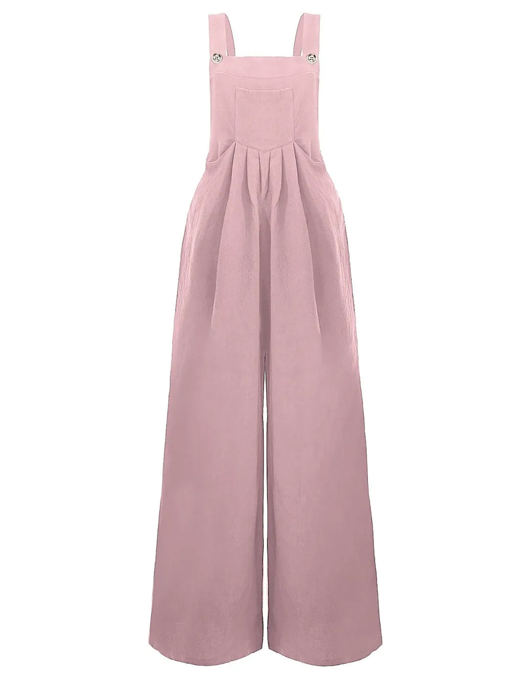 Full Size Square Neck Wide Strap Overalls - Modanista Fashion