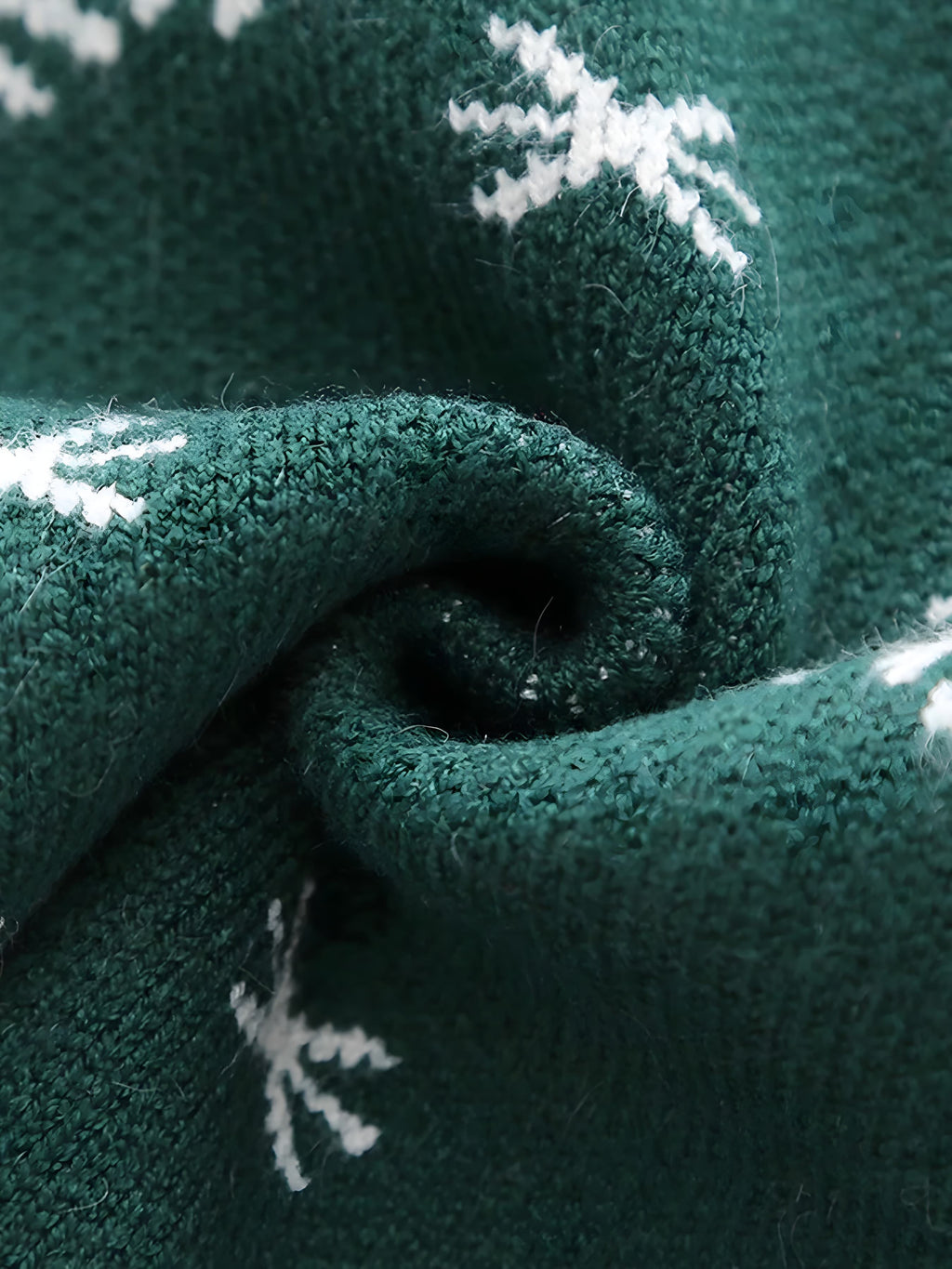 Gyerek karácsonyi kötött pulóver rénszarvasokkal és hópelyhekkel – kényelmes és ünnepi