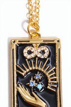 Tarot Card Pendant Necklace in Stainless Steel