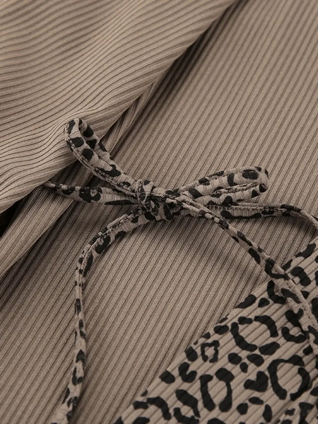 Leopard Cami Cardigan and Shorts 3-Piece Set - Modanista Fashion