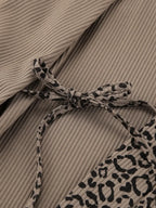 Leopard Cami Cardigan and Shorts 3-Piece Set - Modanista Fashion