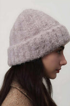 Solid Color Thermal Knit Hat – Warm & Cozy - Modanista Fashion