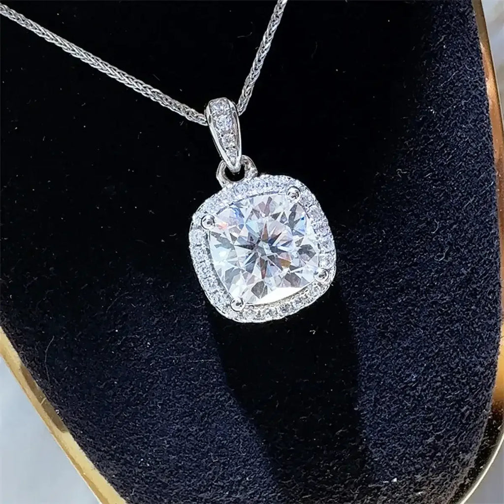 5 Carat Moissanite 925 Sterling Silver Necklace - Modanista Fashion