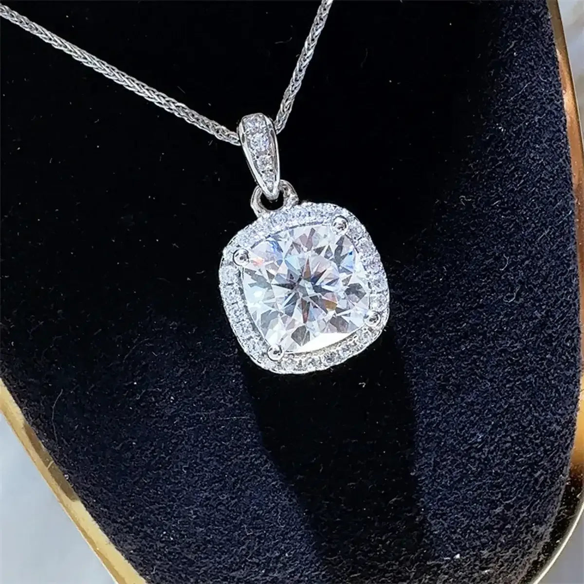 5 Carat Moissanite 925 Sterling Silver Necklace - Modanista Fashion