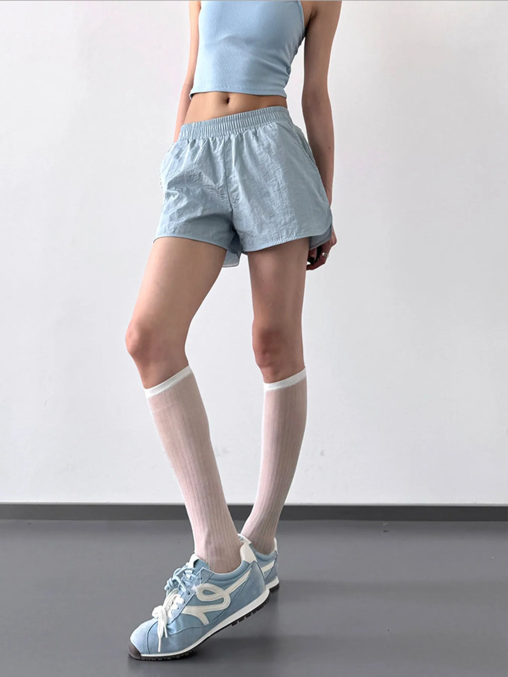 Elastic Waist Active Shorts - Modanista Fashion