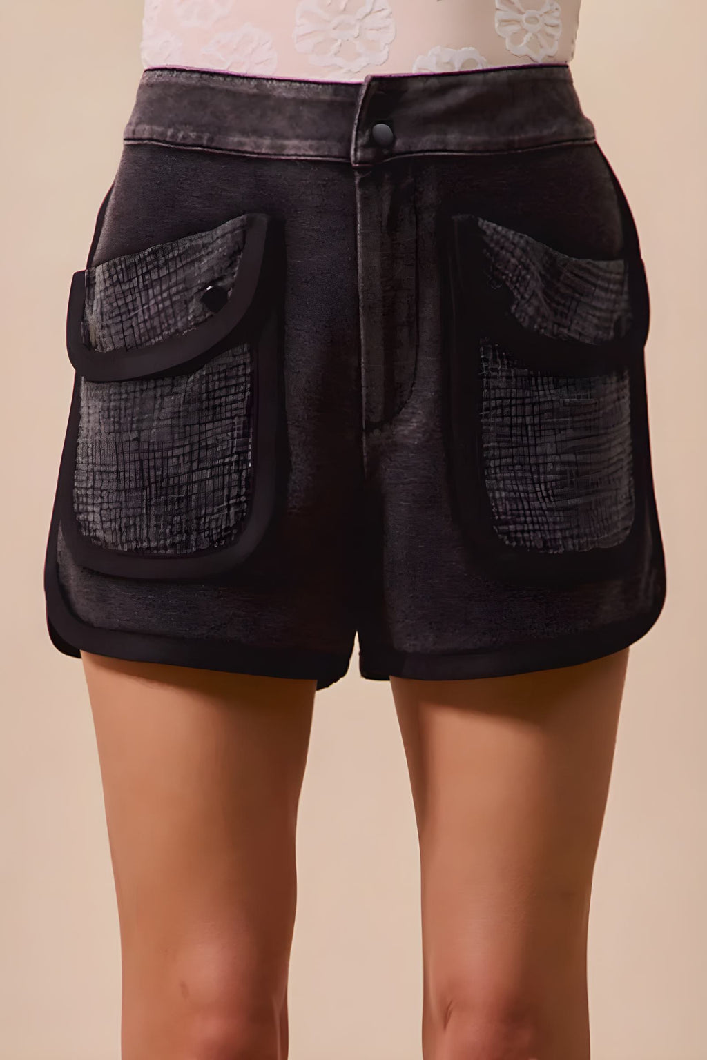 Więc Me Mineral myted Terry High Rise Shorts