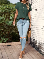 Poloviční tlačítko s krátkým rukávem