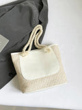Rope Handle Straw Tote Bag - Modanista Fashion