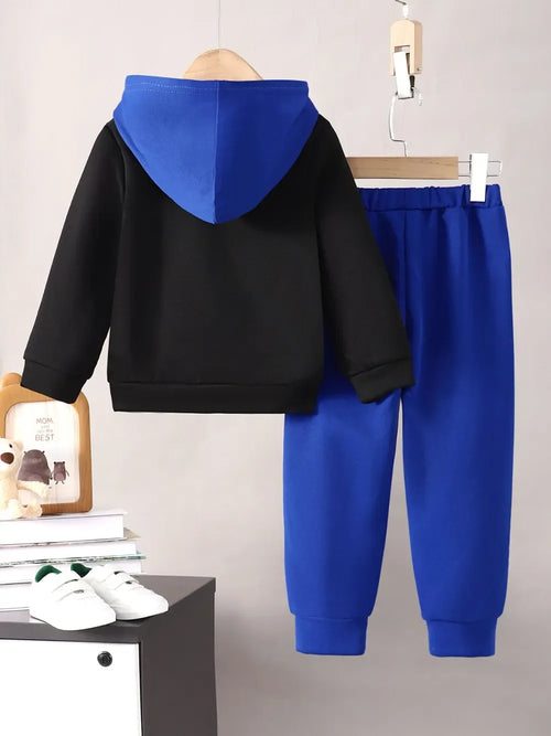 Children's Cartoon Graphic Hoodie and Pants Set - Modanista Fashion