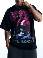 Men’s Short Sleeve Graphic Oversized T-Shirt