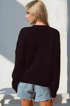 Double Take Full Size Pumpkin Button Up Long Sleeve Cardigan - Modanista Fashion