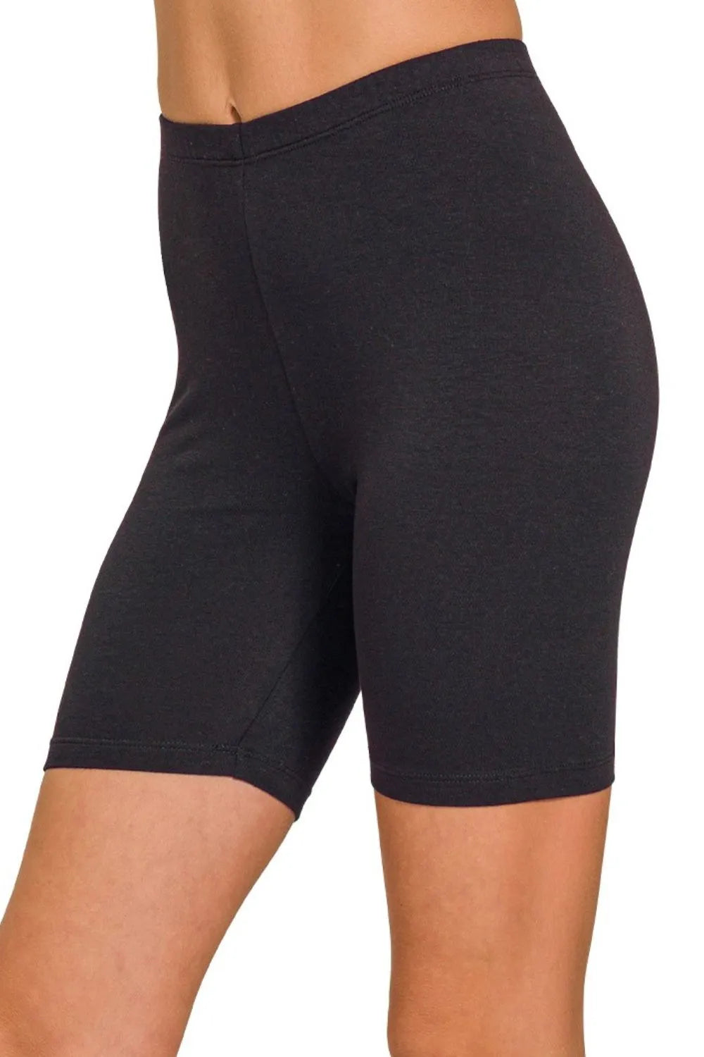 Zenana Premium Cotton Biker Shorts - Modanista Fashion