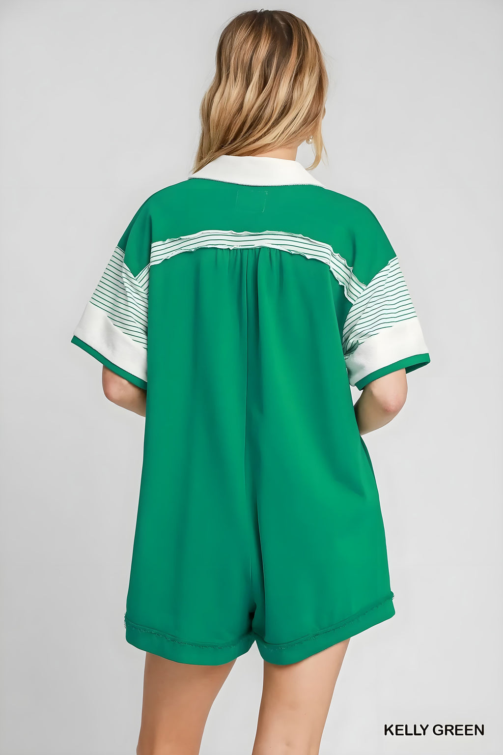 Umgee francouzský franry kolbared colorblock romper