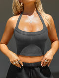 Halter Neck Active Cami - Modanista Fashion