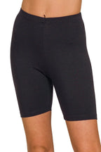 Zenana Premium Cotton Biker Shorts - Modanista Fashion