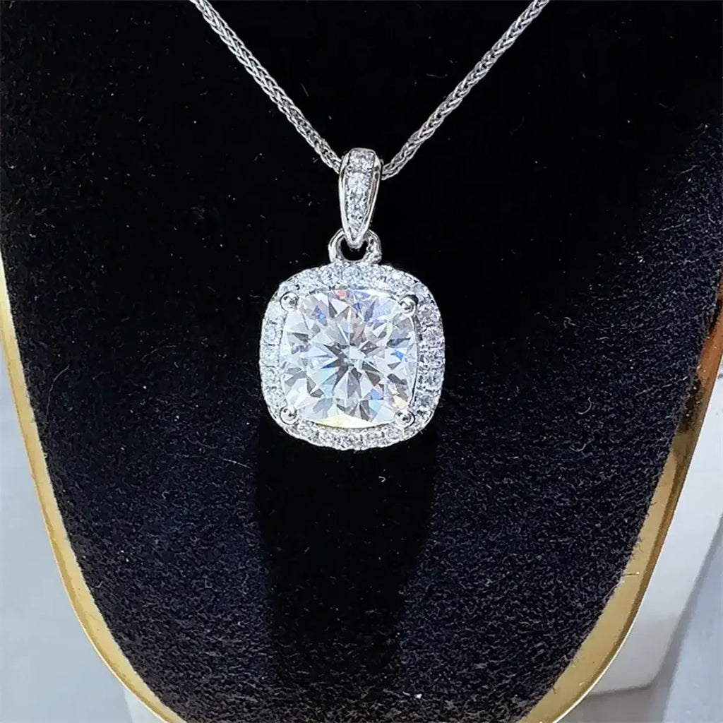 5 Carat Moissanite 925 Sterling Silver Necklace - Modanista Fashion