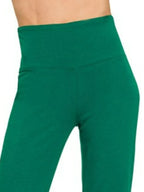 Zenana Wide Waistband Yoga Flare Pants - Modanista Fashion
