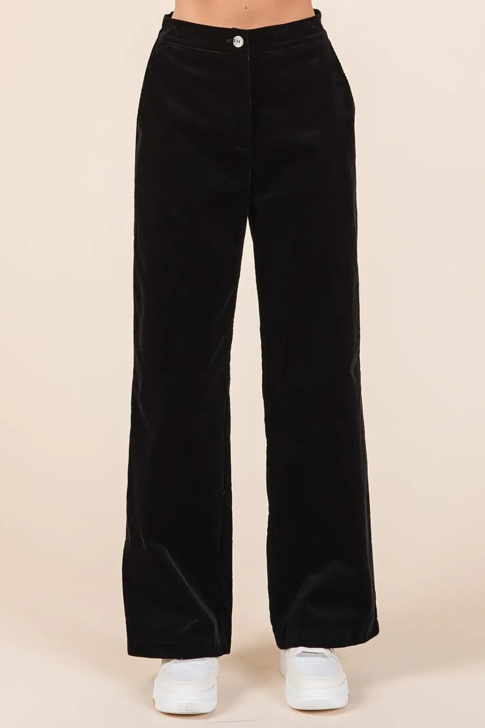 Mittoshop Corduroy Back Elastic Waist Pants - Modanista Fashion