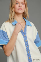 Mono Umgee French Terry con Cuello y Bloques de Color