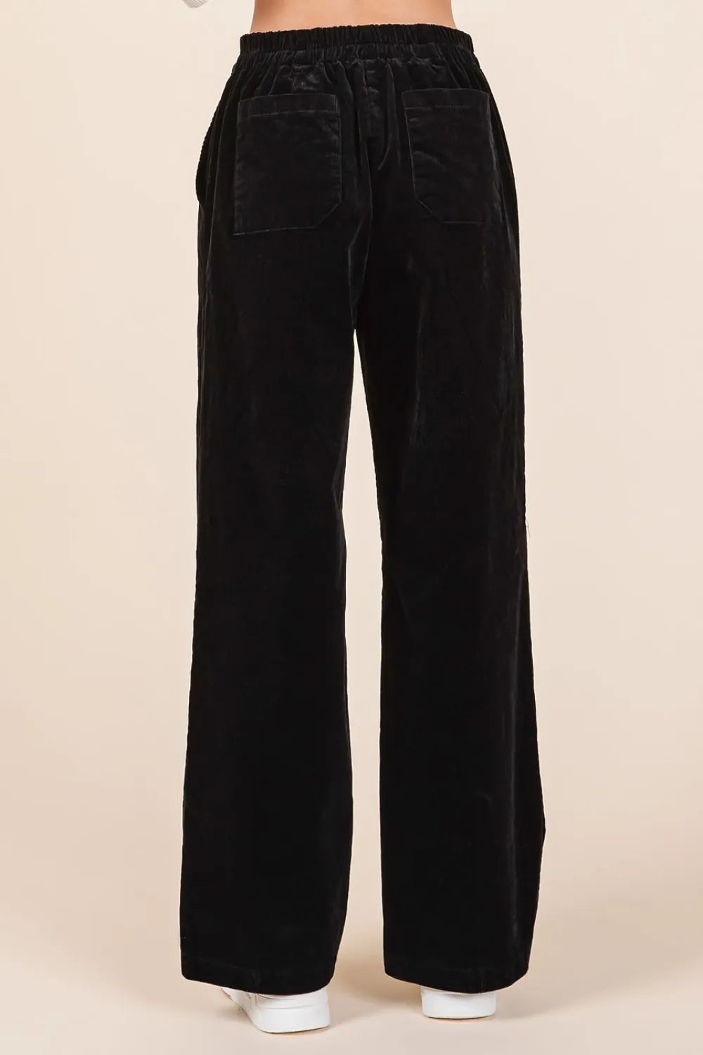 Mittoshop Corduroy Back Elastic Waist Pants - Modanista Fashion