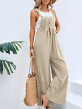 Full Size Square Neck Wide Strap Overalls - Modanista Fashion