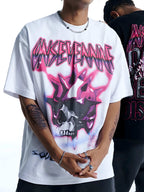 Men’s Short Sleeve Graphic Oversized T-Shirt