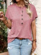 Poloviční tlačítko s krátkým rukávem