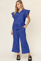 Διπλό πάρτε την κορυφή του μανικιού και το κορυφαίο πάτημα του πλέγματος