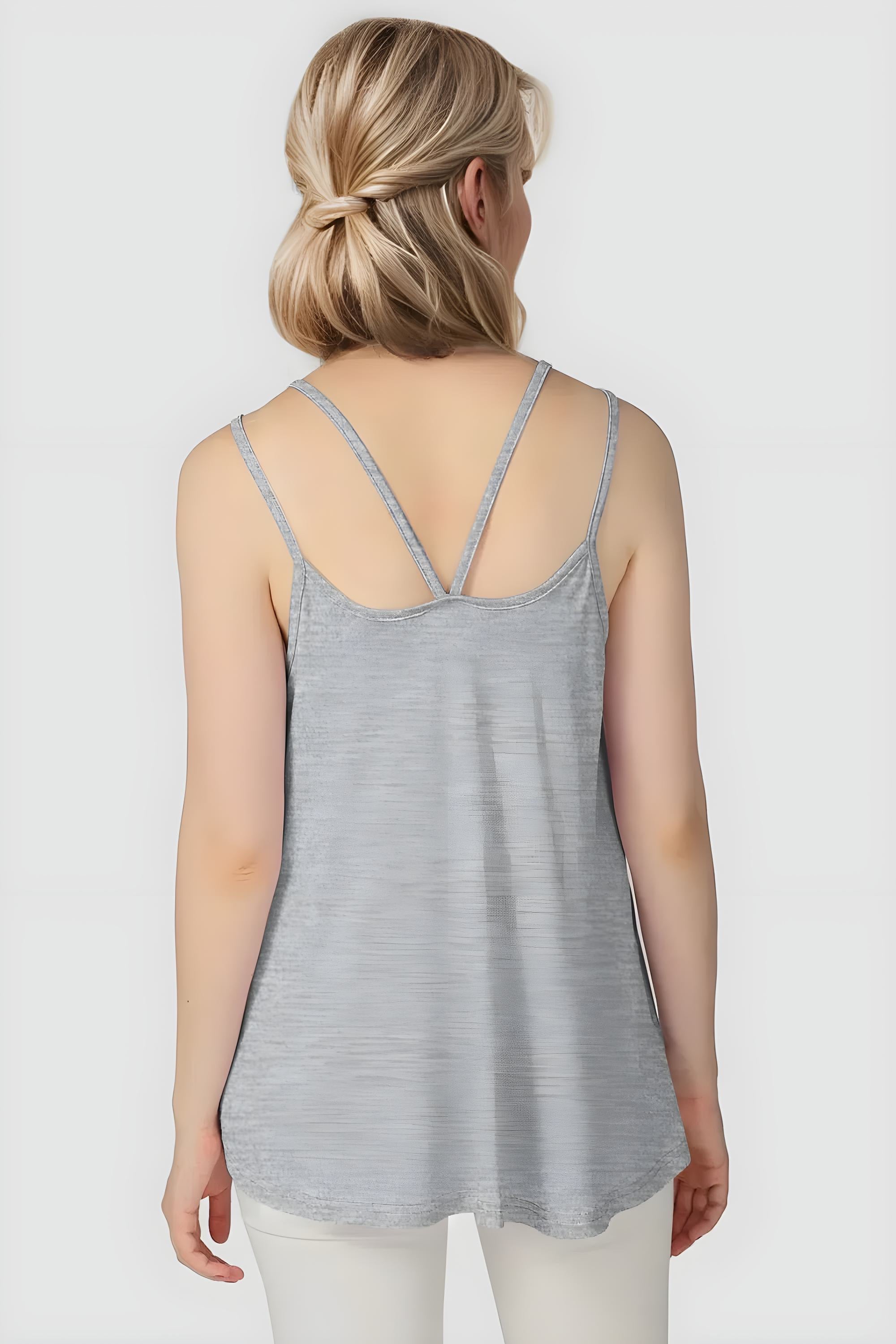Basic Bae Bamboo Scoop Neck Double Spaghetti Straps Cami
