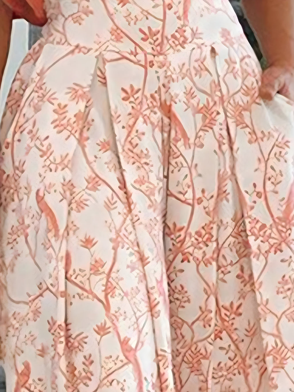 Surplice top en hoge taille broek set