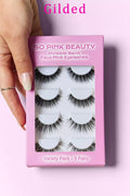 SO PINK BEAUTY Faux Mink Eyelashes Variety Pack 5 Pairs - Modanista Fashion
