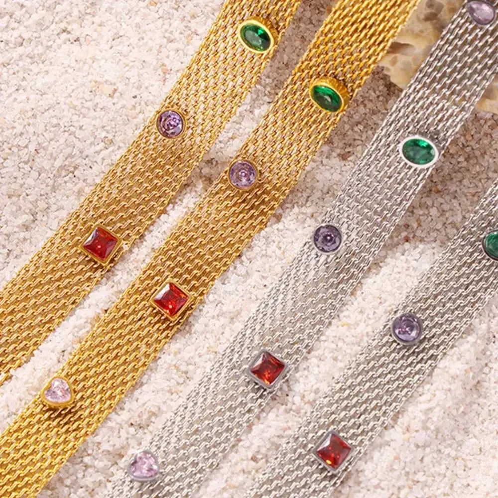 Titanium Steel Zircon Necklace - Modanista Fashion