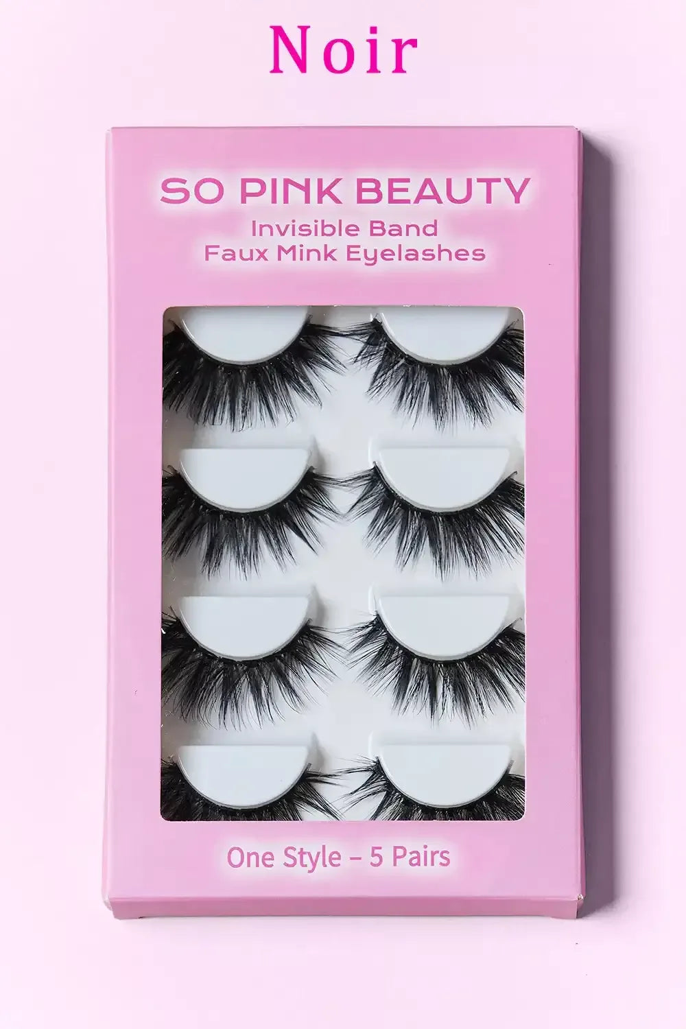 SO PINK BEAUTY Faux Mink Eyelashes 5 Pairs - Modanista Fashion