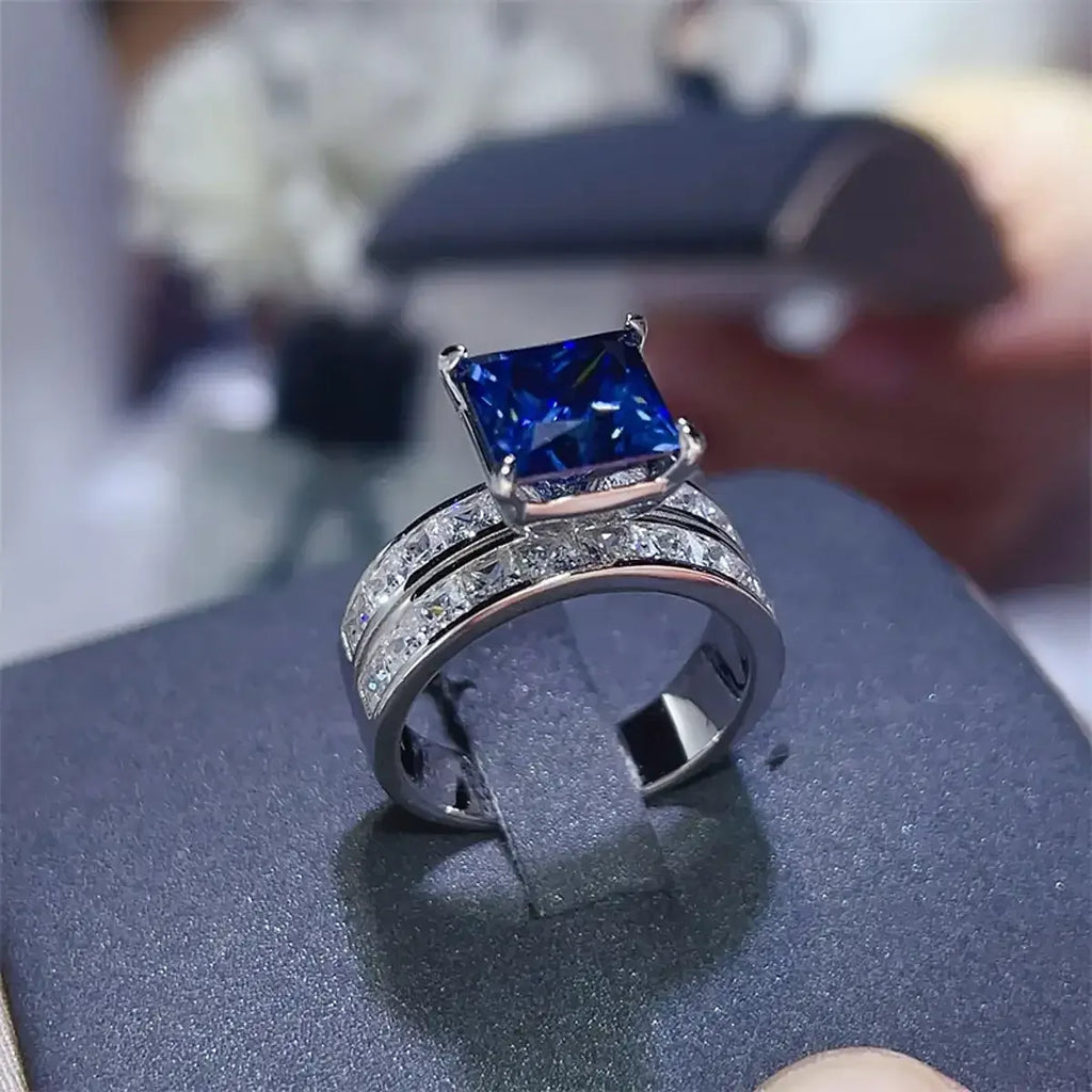 3 Carat Moissanite 925 Sterling Silver Ring - Modanista Fashion