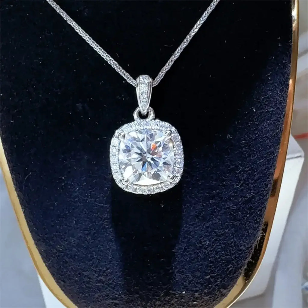 5 Carat Moissanite 925 Sterling Silver Necklace - Modanista Fashion